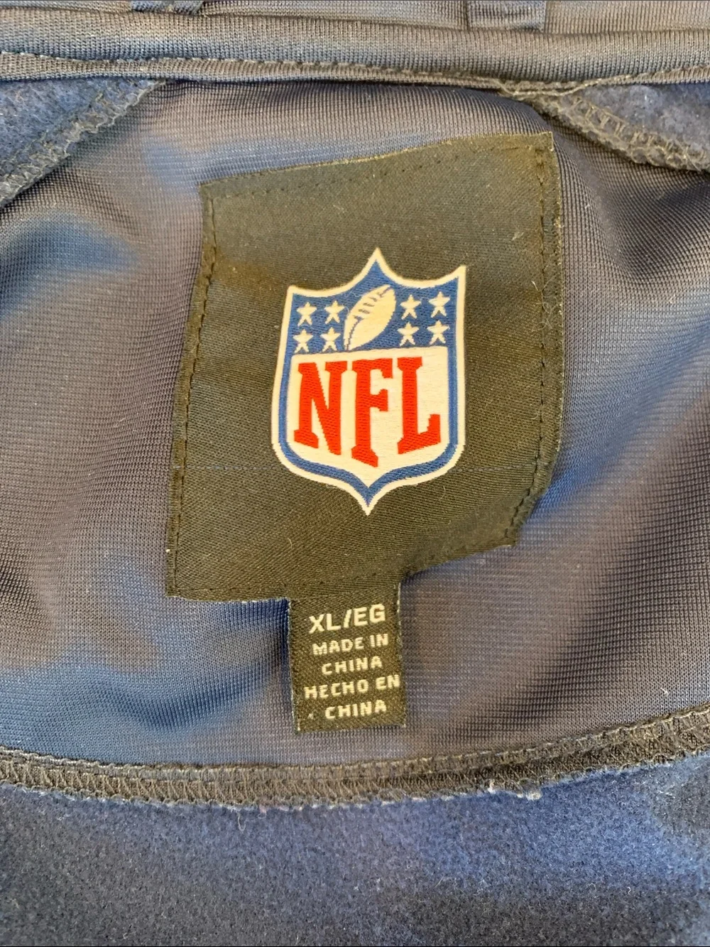NFL GIII Men’s XL Extra Large Navy Blue New England Patriots Lightweight Jacket